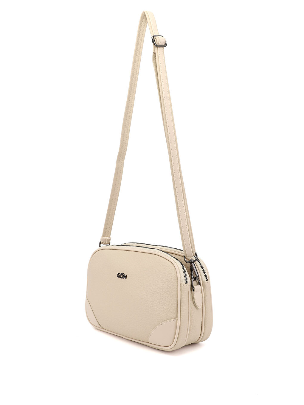 Bej Kadın YENİ BEJ Uzun Askılı Omuz Çantası-2