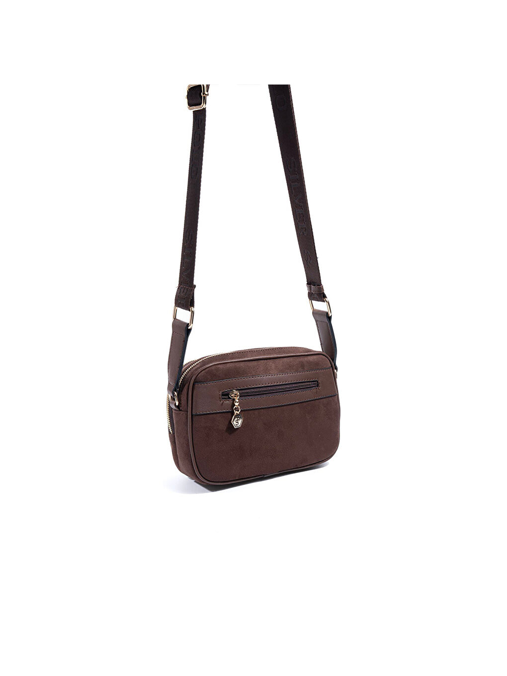 Kahverengi Kadın SP1162-M12 SILVER POLO Çapraz Çanta Kahve-Kahve-3