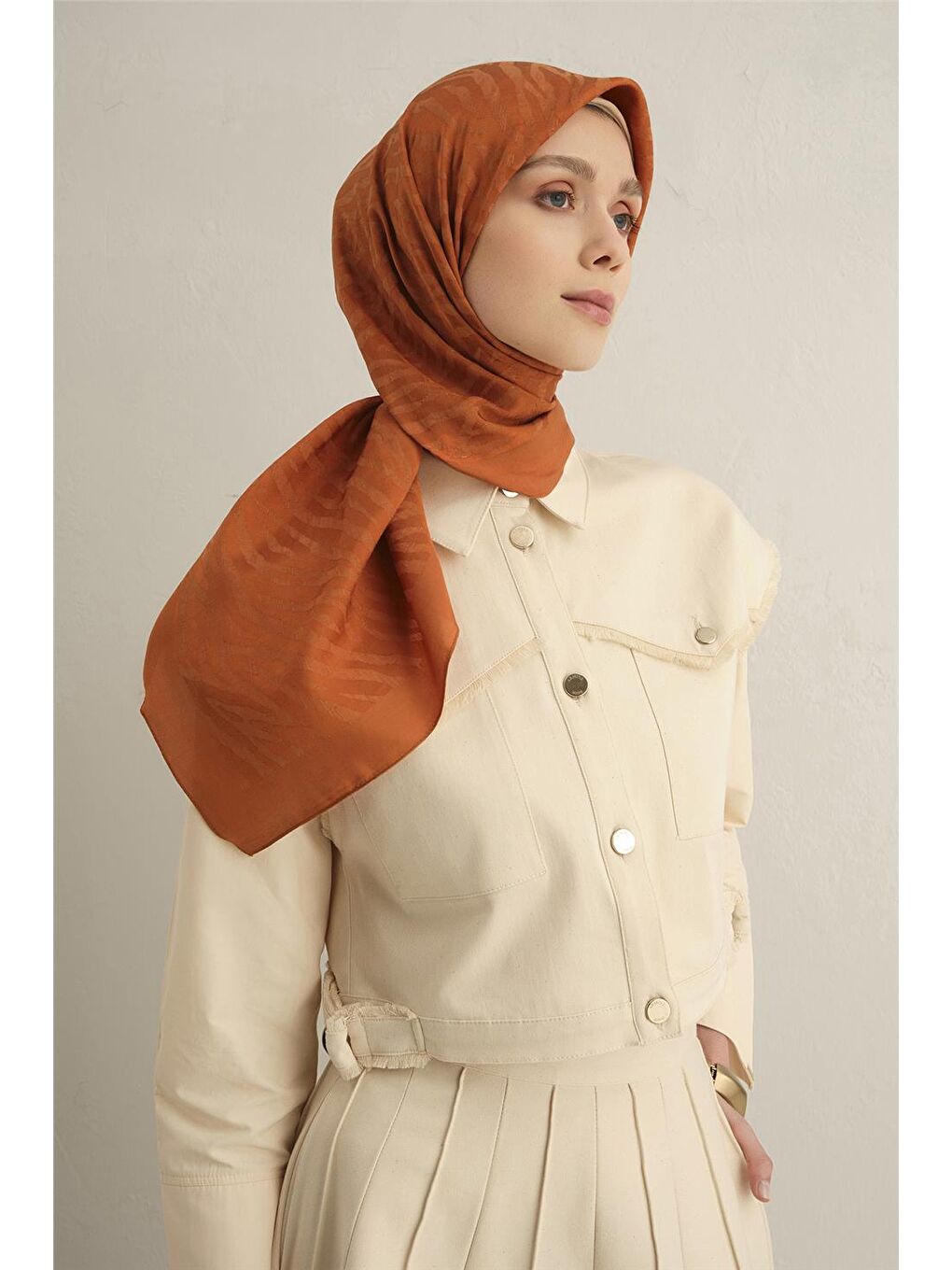 Turuncu Pamora Eşarp 1 43