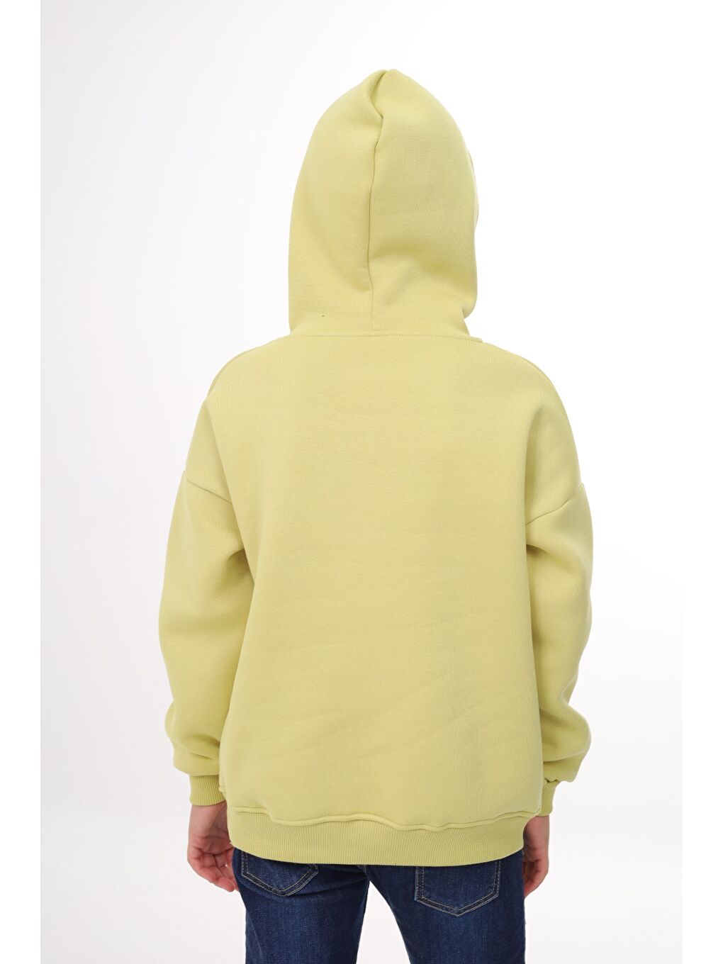 Yeşil Erkek Çocuk Nakışlı Sweatshirt-4