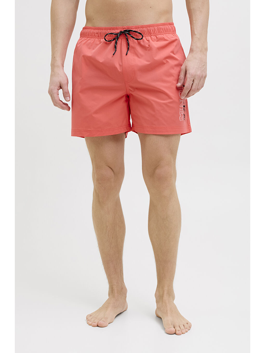 Kırmızı Pants Studio Jpstmaui Regular Fit Logolu Bağlamalı Mayo Short 12272799