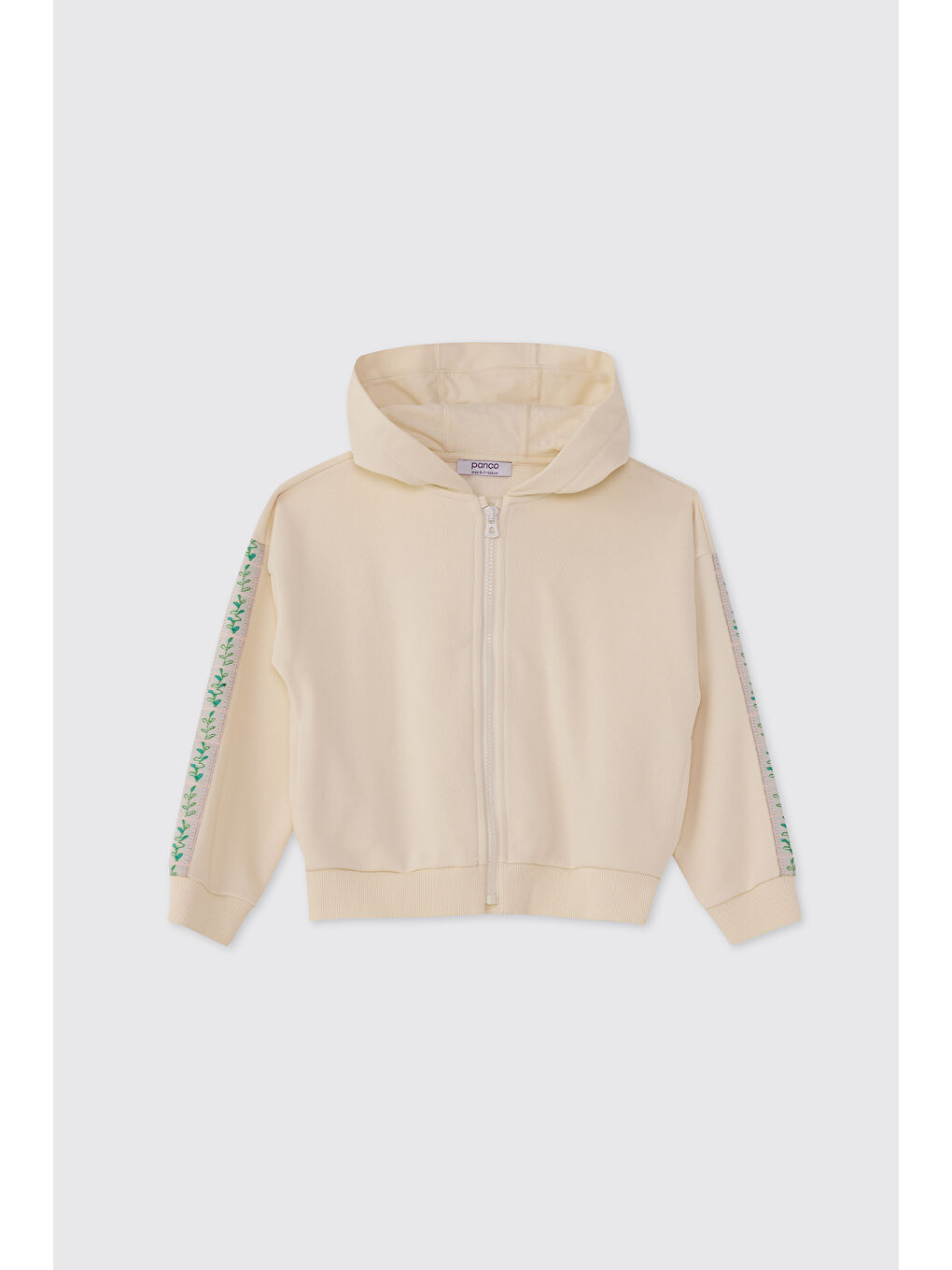 Kız Çocuk Ekru 2'li Eşofman Takımı-1