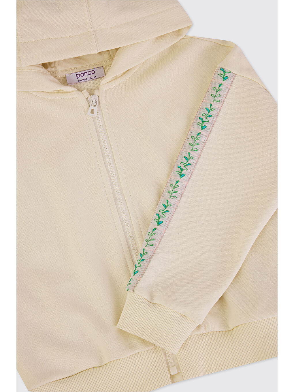 Kız Çocuk Ekru 2'li Eşofman Takımı-3