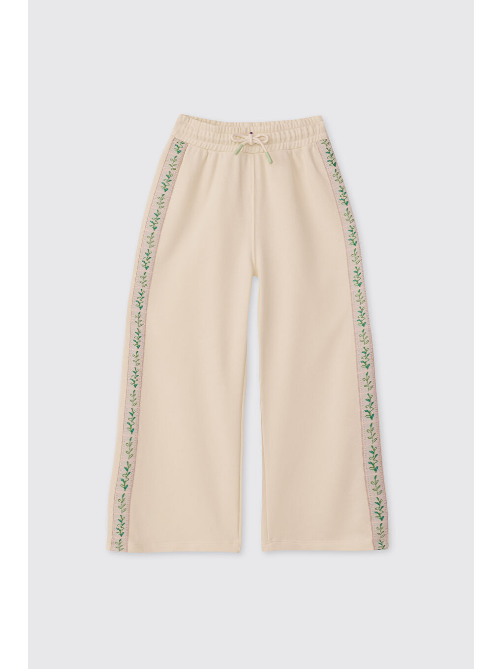 Kız Çocuk Ekru 2'li Eşofman Takımı-4