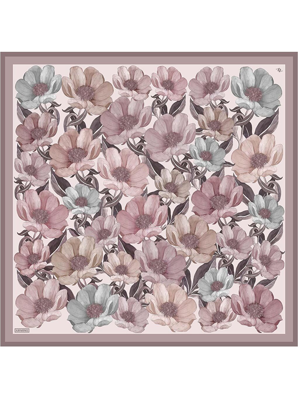 Pembe Saf İpek Sura Eşarp 9403D 82-4