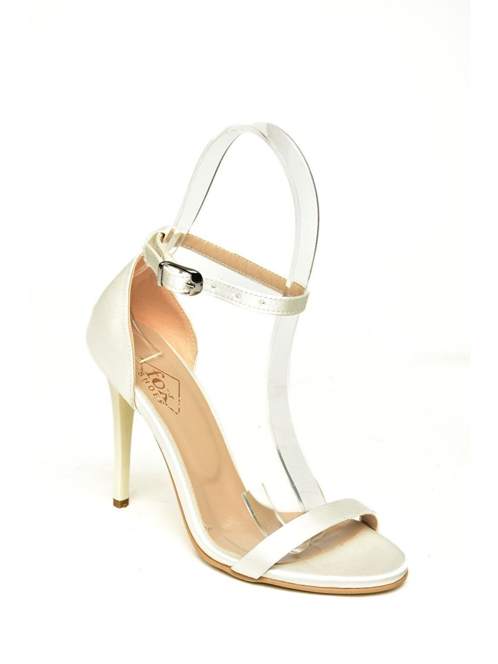 B922112604 Bej Kadın Topuklu Ayakkabı-1