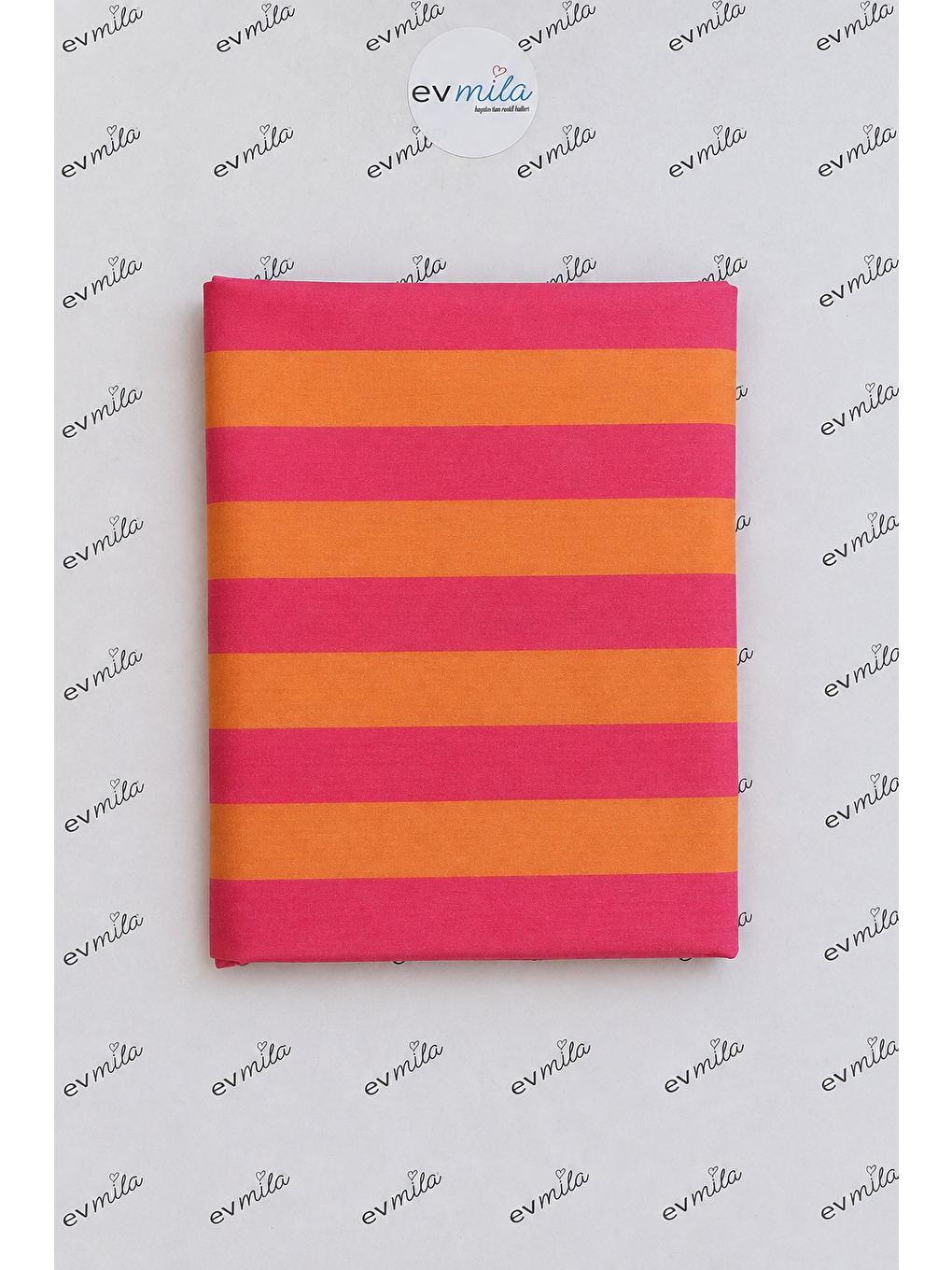 Mint Yeşili Pudra Pembe Çizgili Çift Kişilik Nevresim Seti Pastel Şerit Desenli Yorgan Kılıfı-5