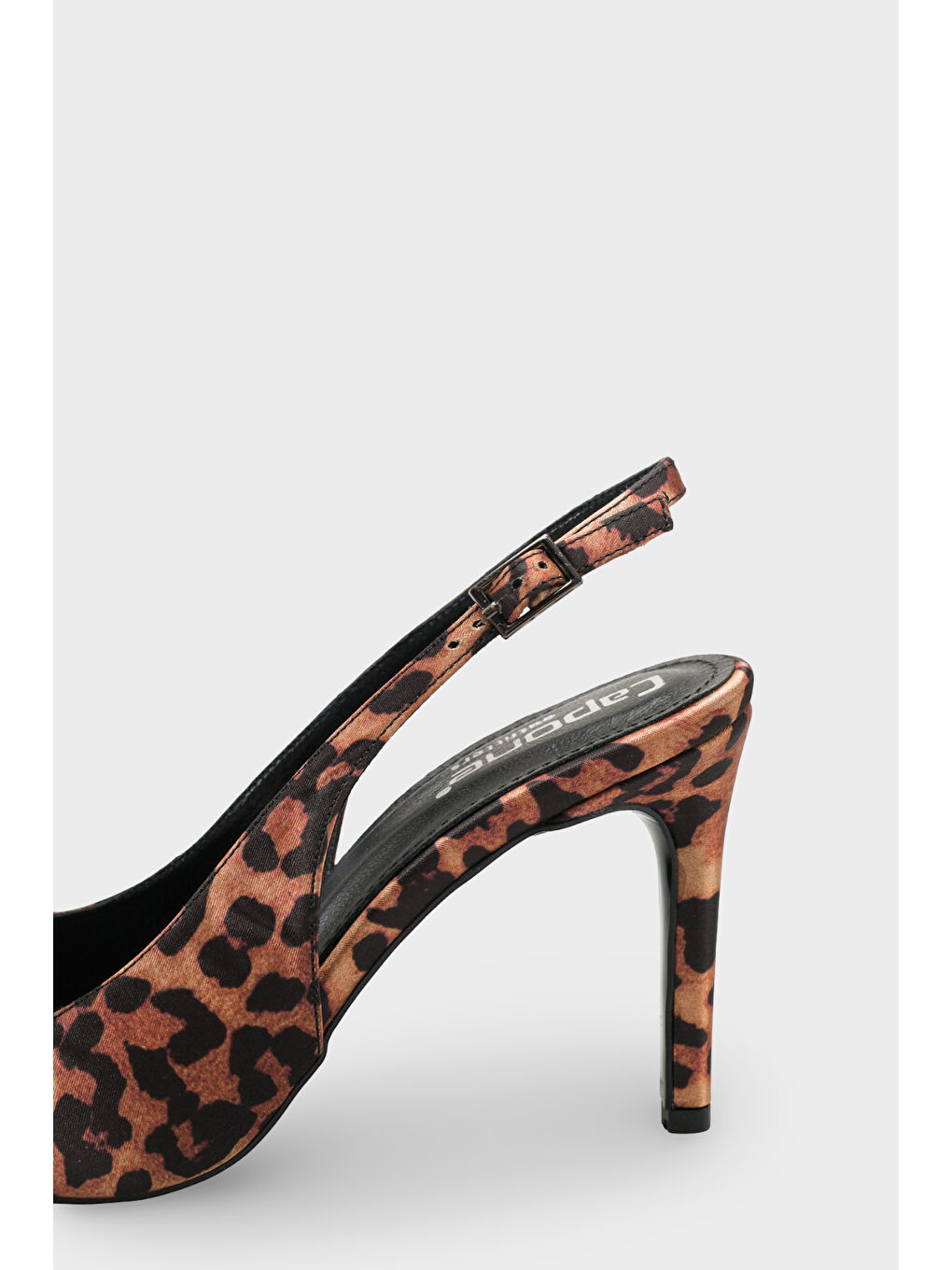 Kahverengi Helsa Hakiki Deri İç Astarlı Topuklu Arkası Açık Kadın Stiletto-3
