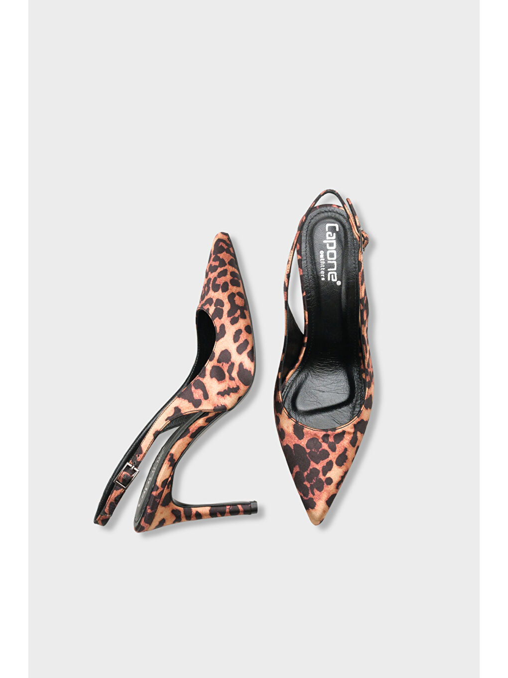 Kahverengi Helsa Hakiki Deri İç Astarlı Topuklu Arkası Açık Kadın Stiletto-4