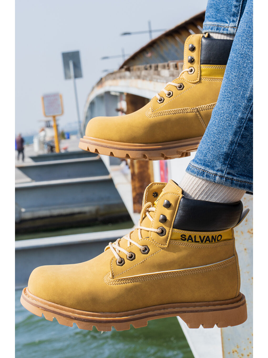 HANSEL 3PR Sarı Erkek Worker Bot-1