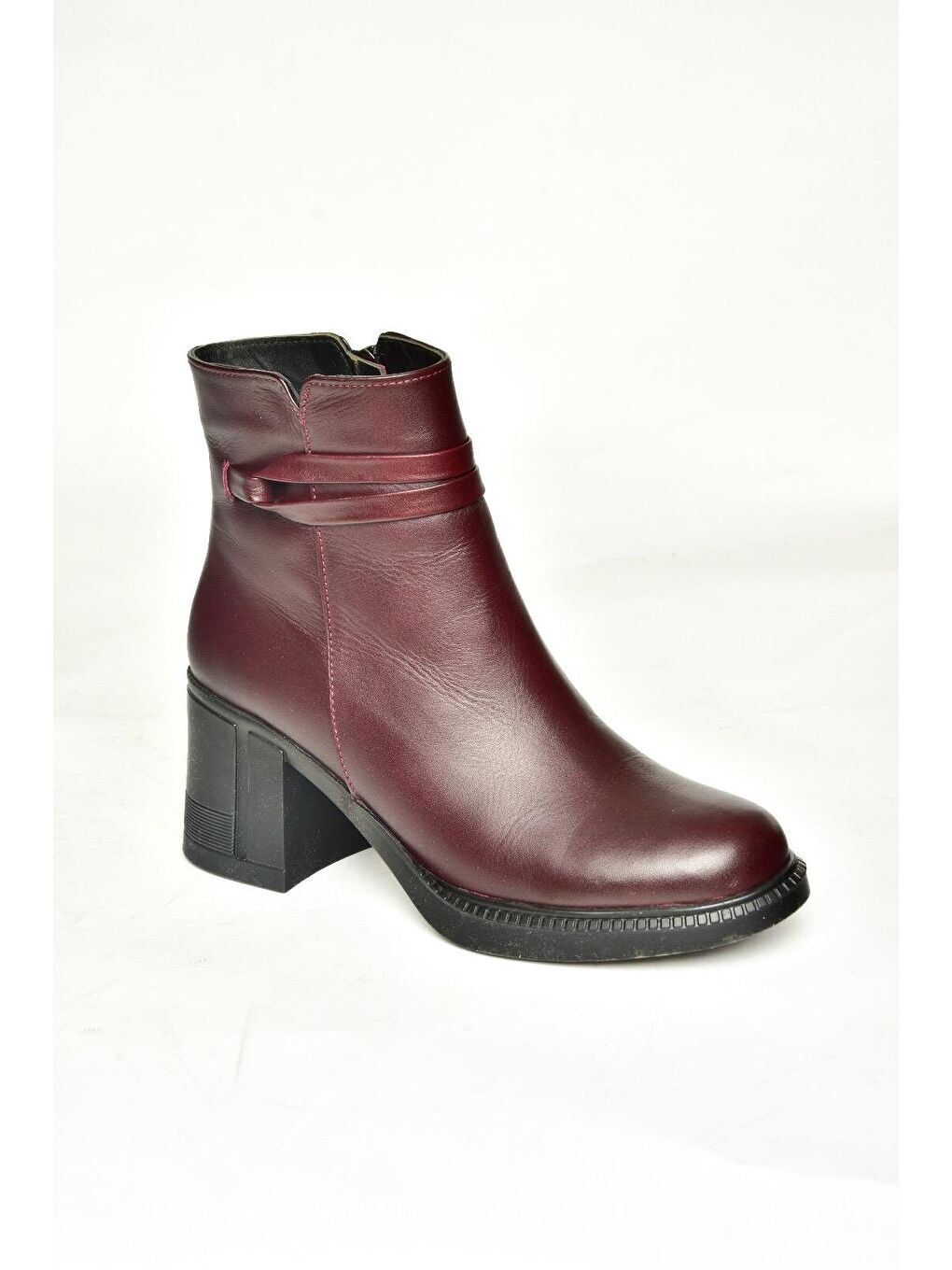 T6540352 Bordo Kadın Bot-1