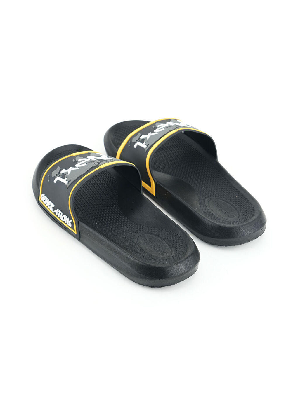 Sarı Erkek Yazlık PU Islak Zemine Uygun Ev Banyo Bahçe Havuz Terlik-3