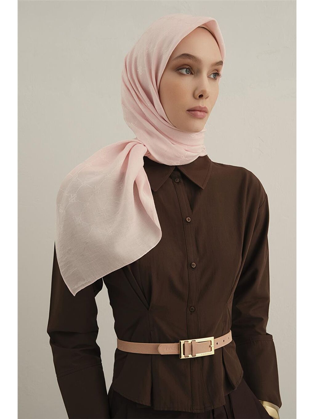 Pembe Lyocell Eşarp 4- 39-2