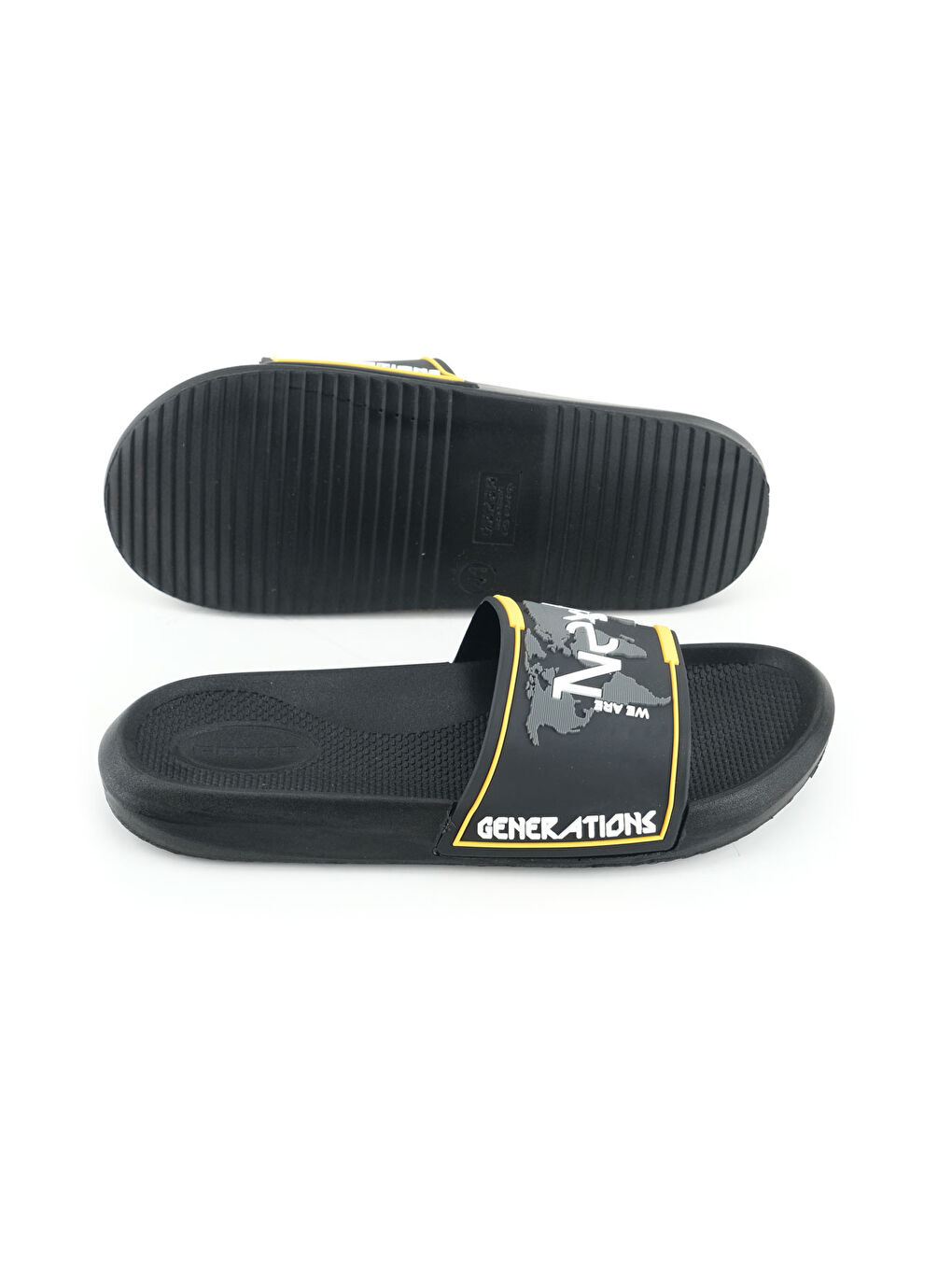 Sarı Erkek Yazlık PU Islak Zemine Uygun Ev Banyo Bahçe Havuz Terlik-4