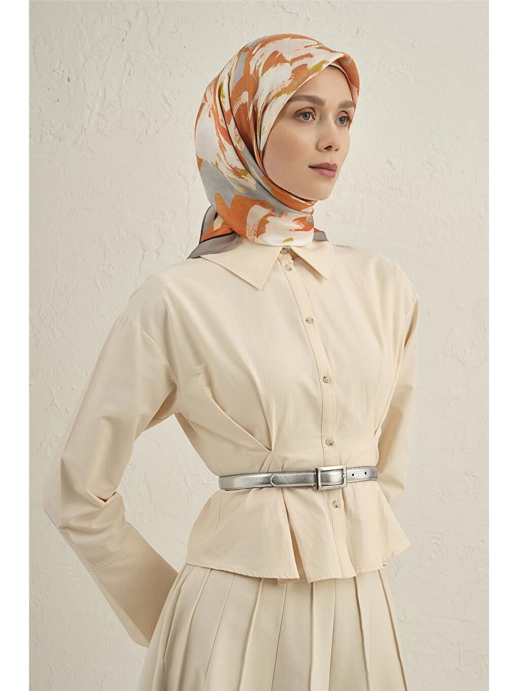 Turuncu Pure Eşarp 1 16-1