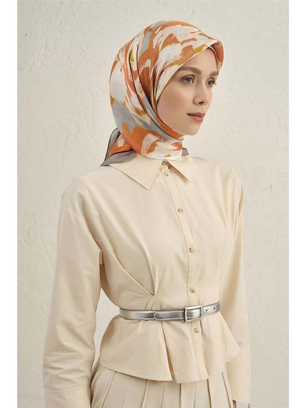 Turuncu Pure Eşarp 1 16-2