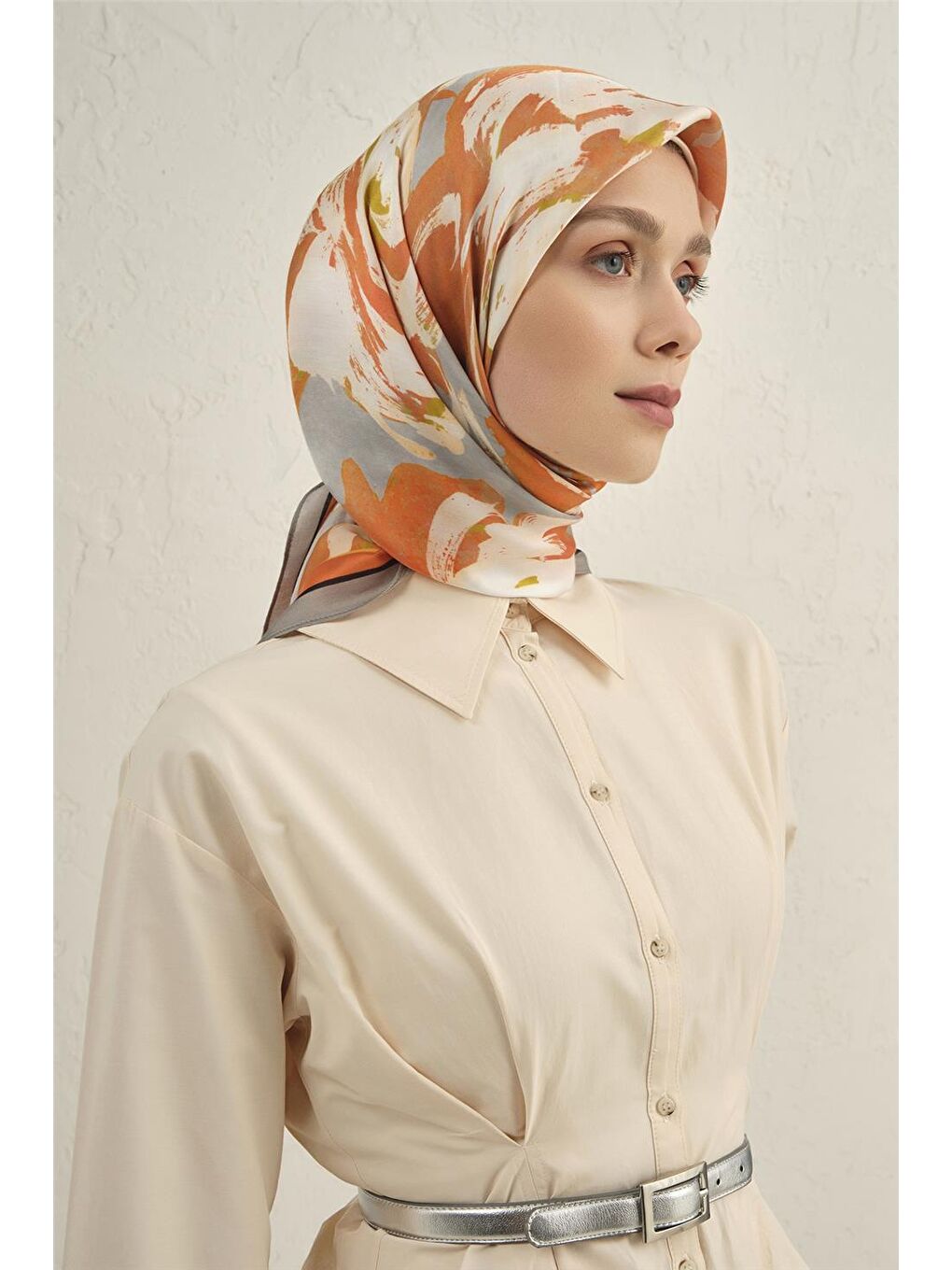 Turuncu Pure Eşarp 1 16-3