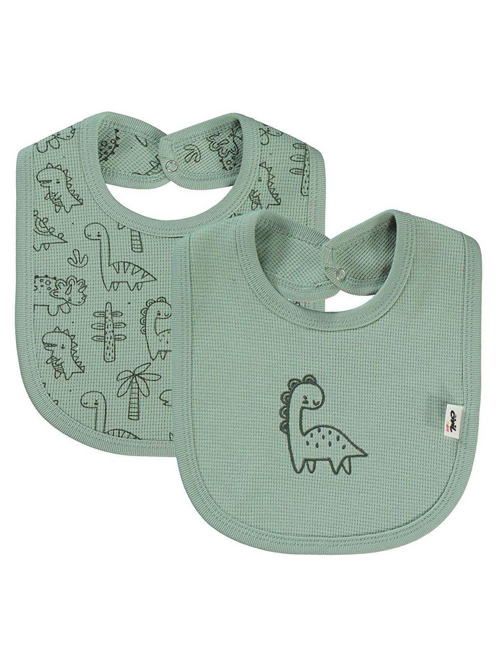 Baby Dinozor Empirme Mama Önlüğü - Haki Standart