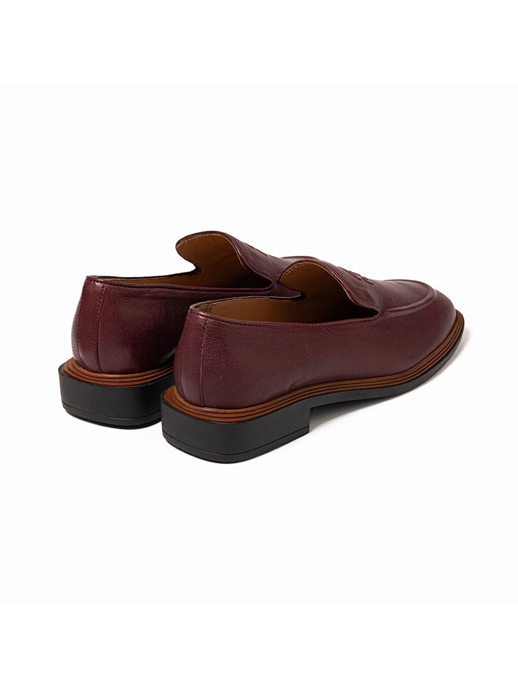 Bordo Kadın Klasik Ayakkabı 1582 02 Napa Leather Vegetal-3