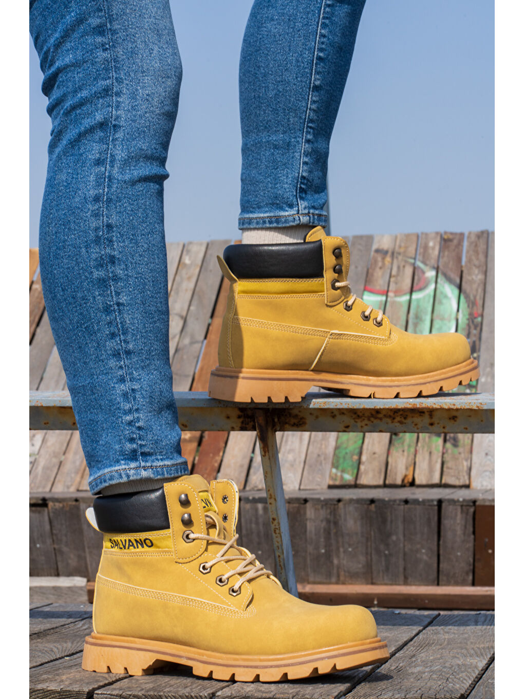 HANSEL 3PR Sarı Erkek Worker Bot-7