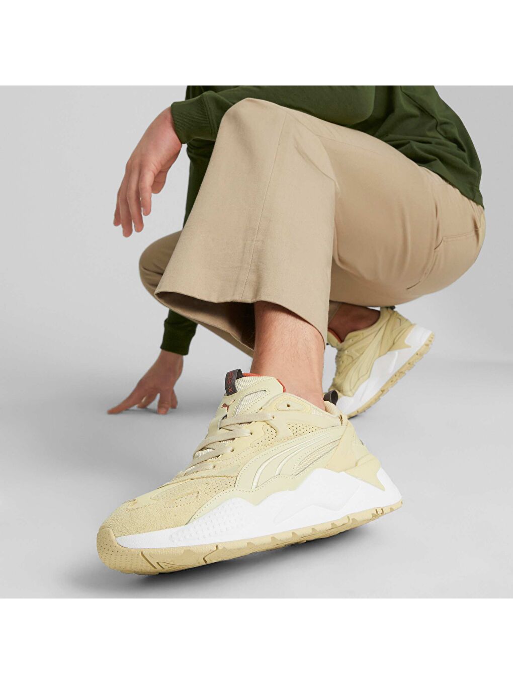 Beyaz RS-X Efekt Perforated Ayakkabı-7