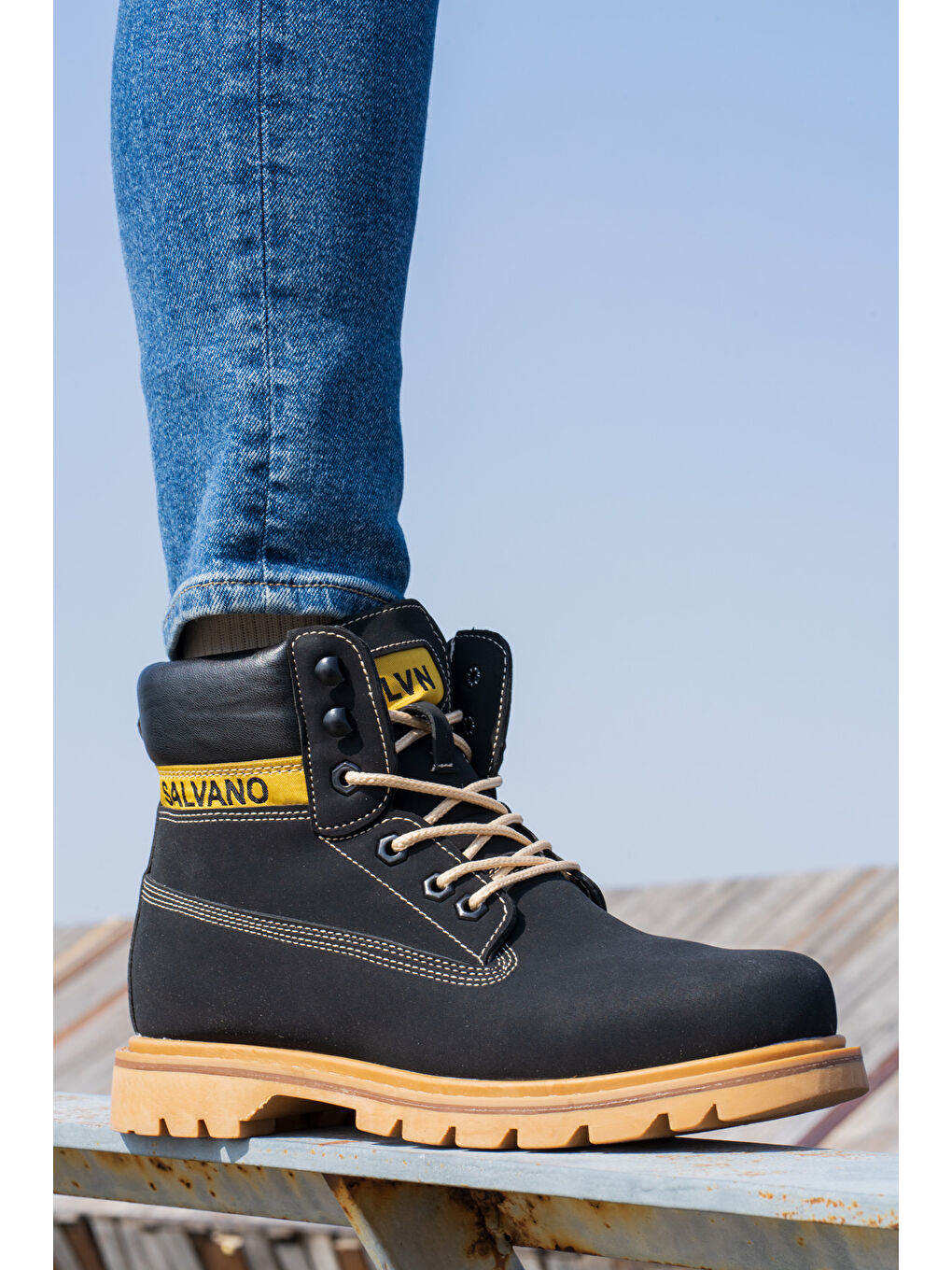 HANSEL 3PR Siyah Erkek Worker Bot-1