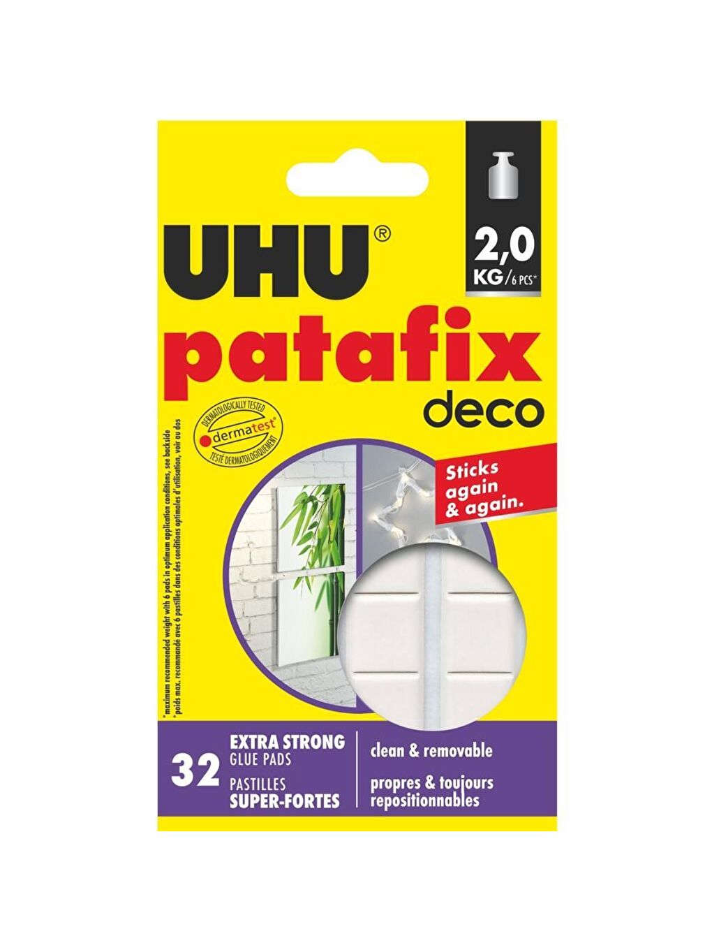 Hamur Yapıştırıcı Patafix Homedeco 32 li 40660