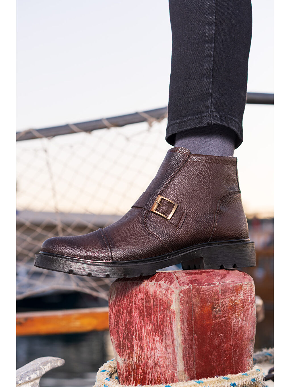 HARIS 2PR Kahverengi Erkek Bot-1