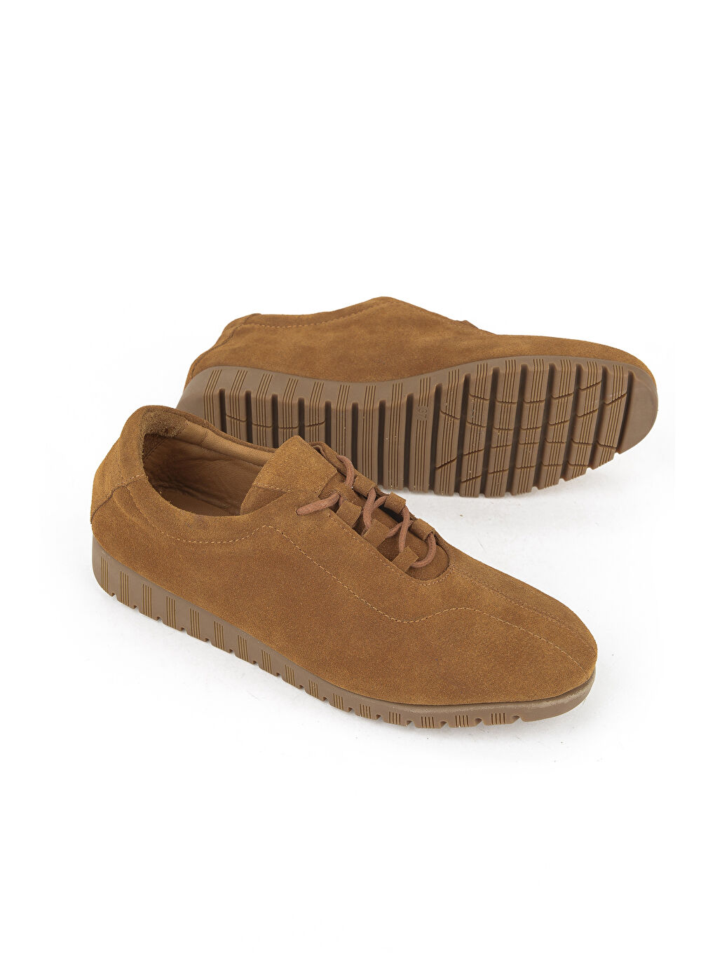 Kahverengi Kadın Hakiki Deri Ayakkabı 1531050Z26144009K Taba-3