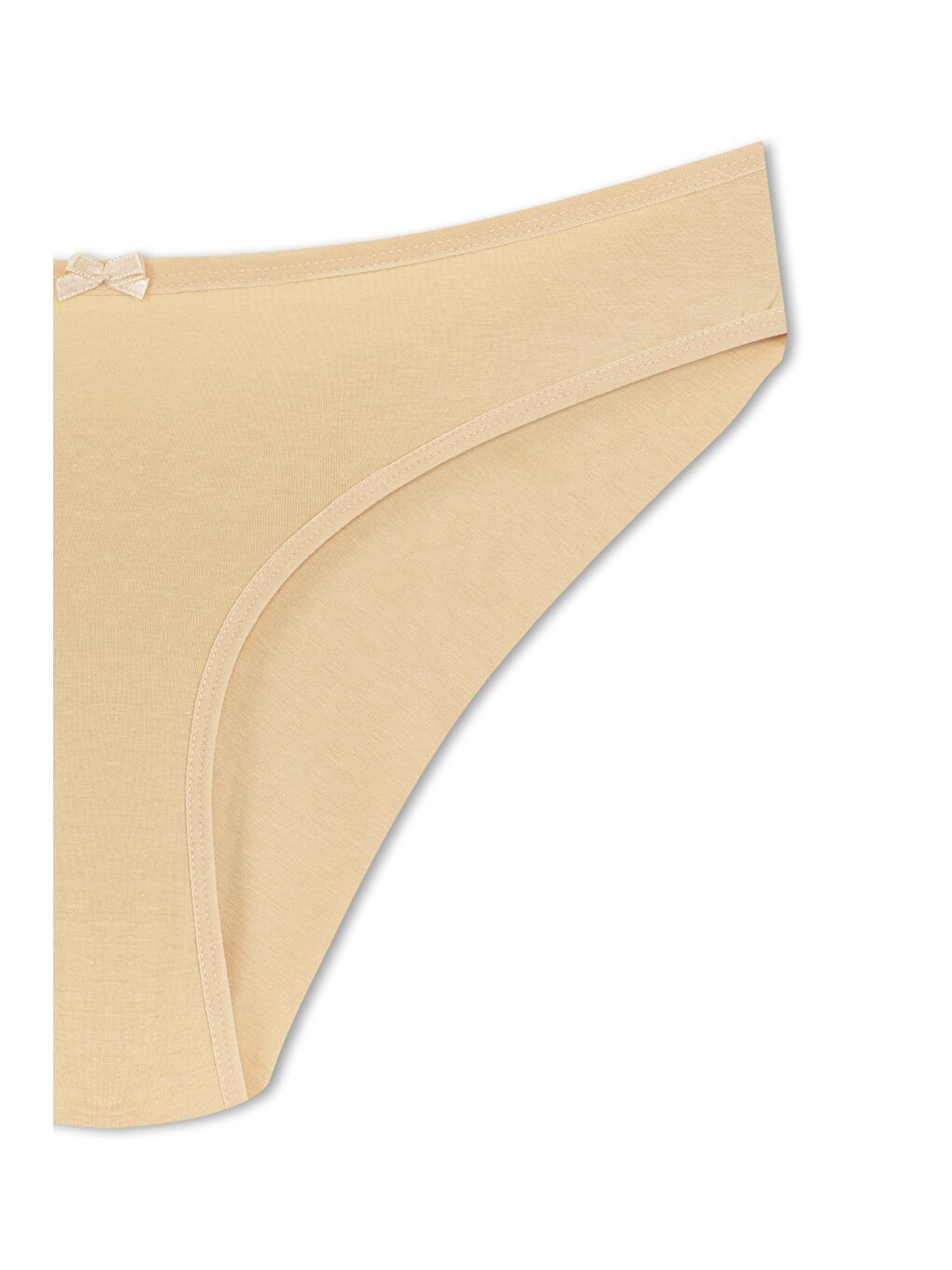 Siyah Pamuklu Arkası Çift Kat Slip Kadın Külot 3'lü-8