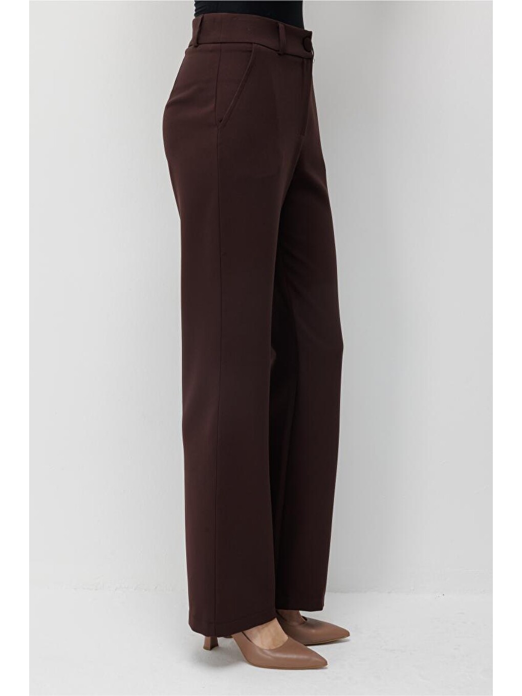 Lacivert Basic Double Klasik Kahve Pantolon-4