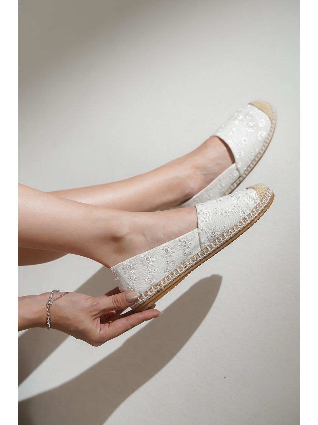 Gri Pasarella Kadın Espadril-7