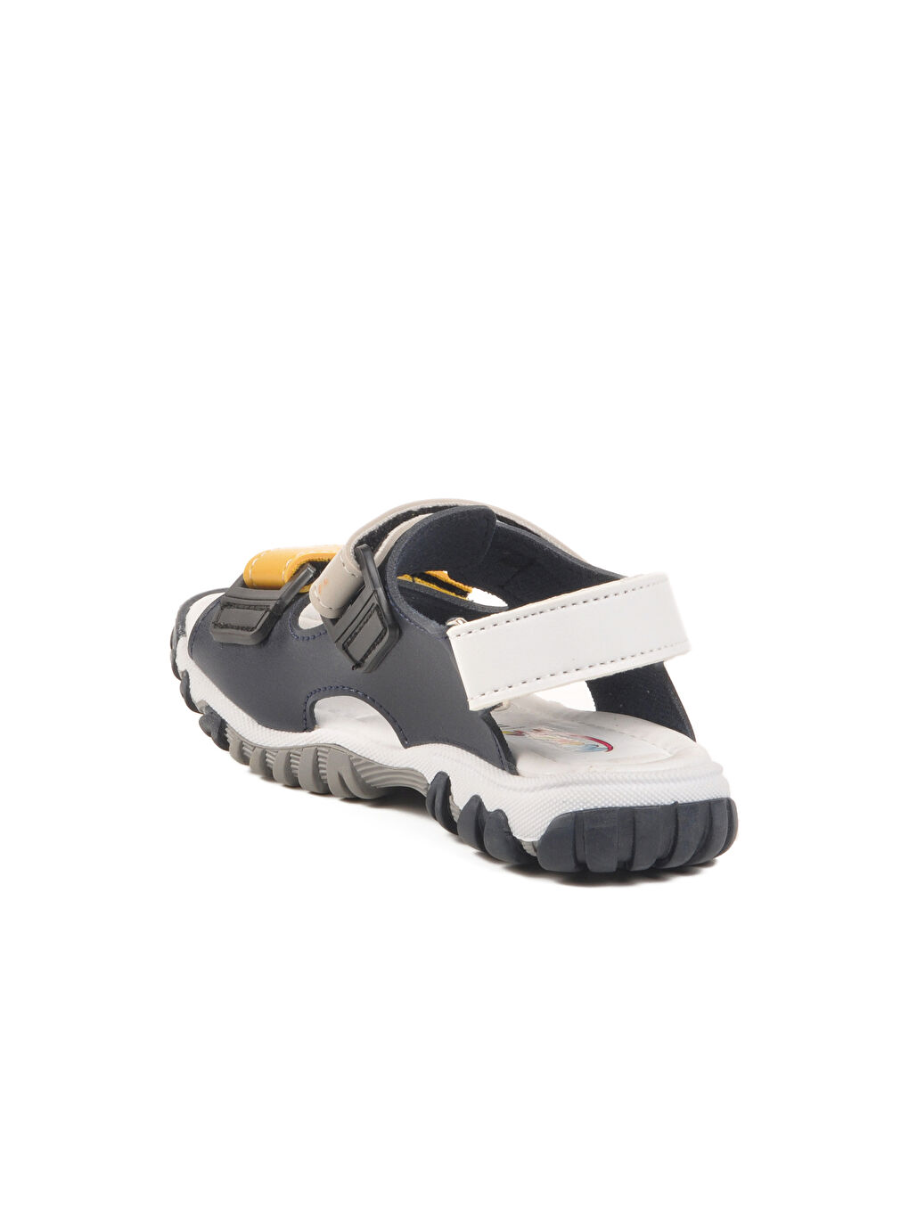 Lacivert Gri Cırtlı Erkek Çocuk Spor Sandalet 173110 P-3