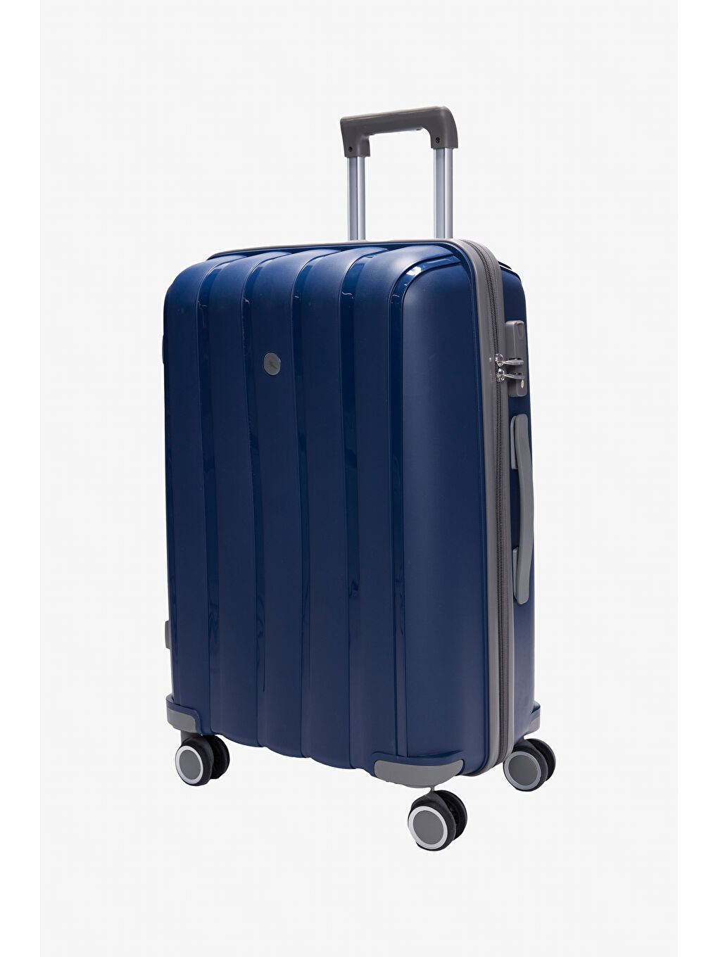 Erkek Lacivert Büyük Boy Valiz-1