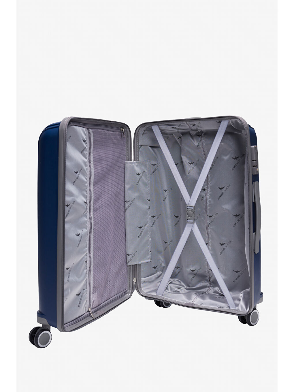 Erkek Lacivert Büyük Boy Valiz-2