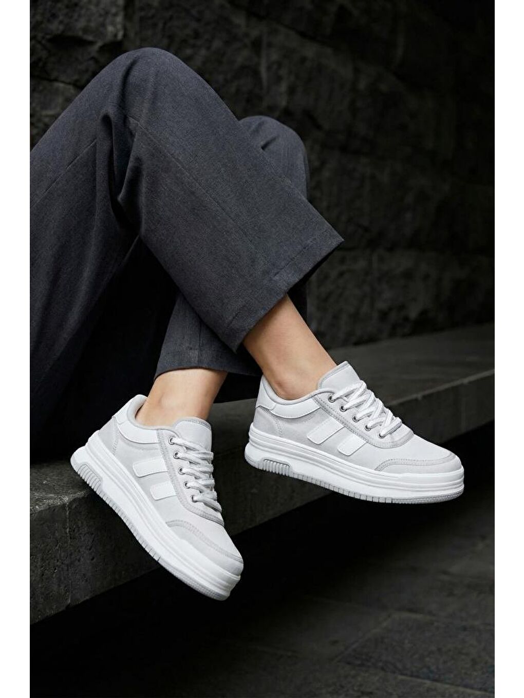 Gri DS Sapphire Sneaker 2025 Kadın-3