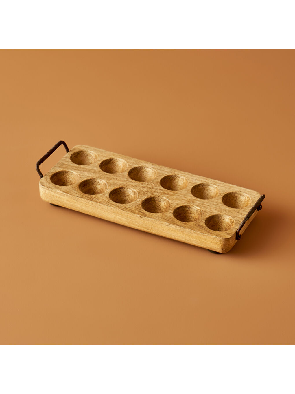 Bej Spark 12'li Yumurtalık Naturel (34x11x5 cm)