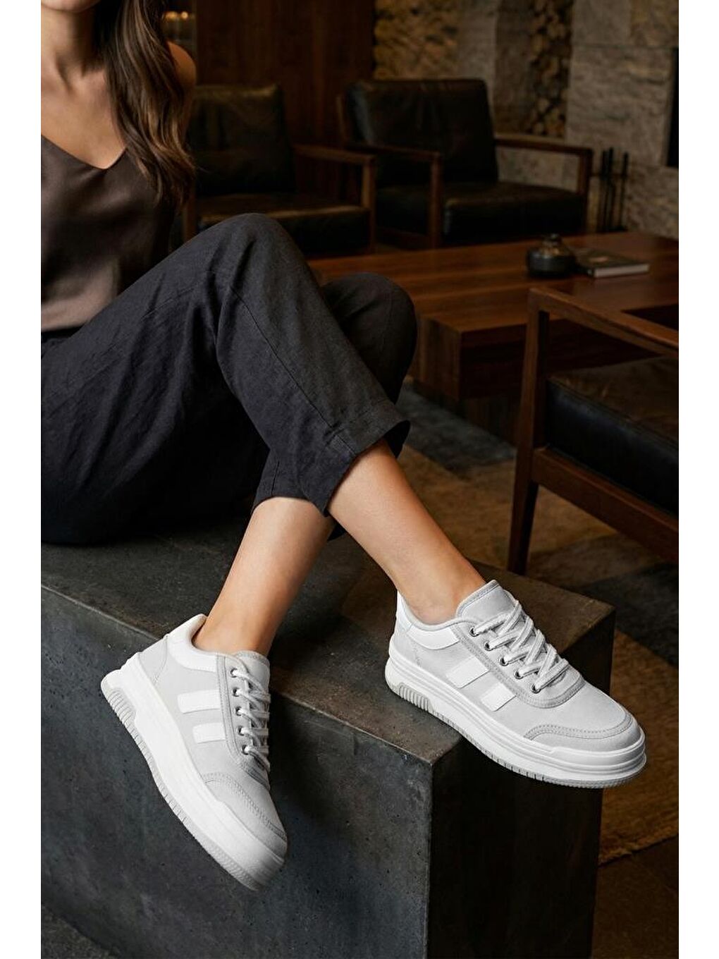 Gri DS Sapphire Sneaker 2025 Kadın-7