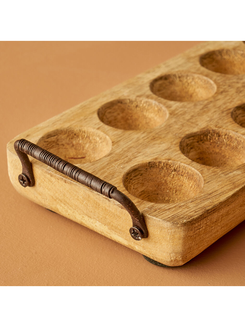 Bej Spark 12'li Yumurtalık Naturel (34x11x5 cm)-1