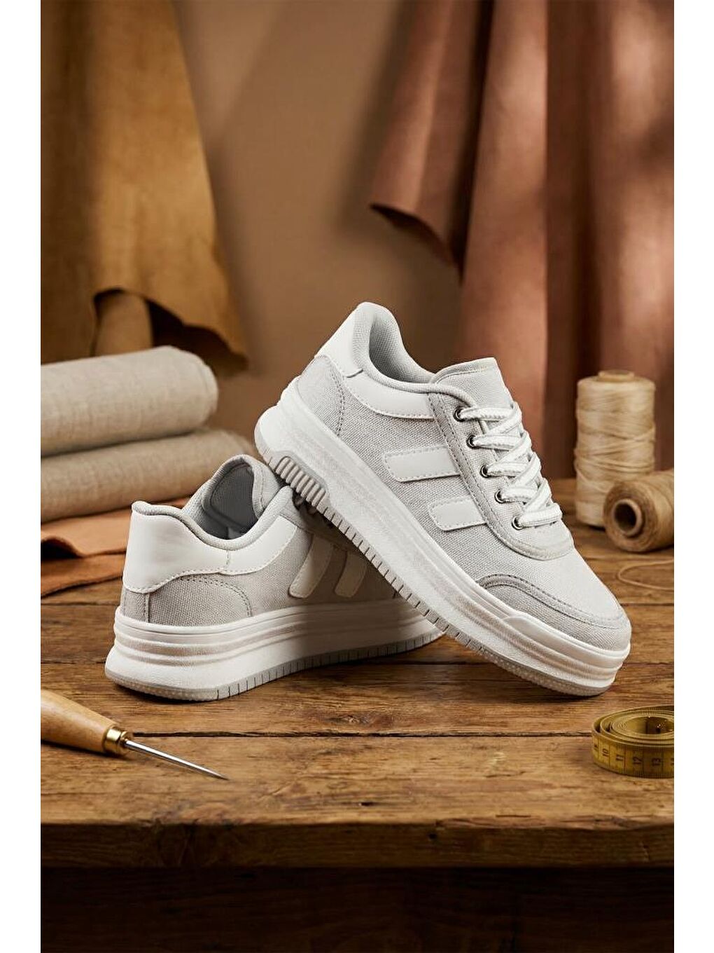 Gri DS Sapphire Sneaker 2025 Kadın-8