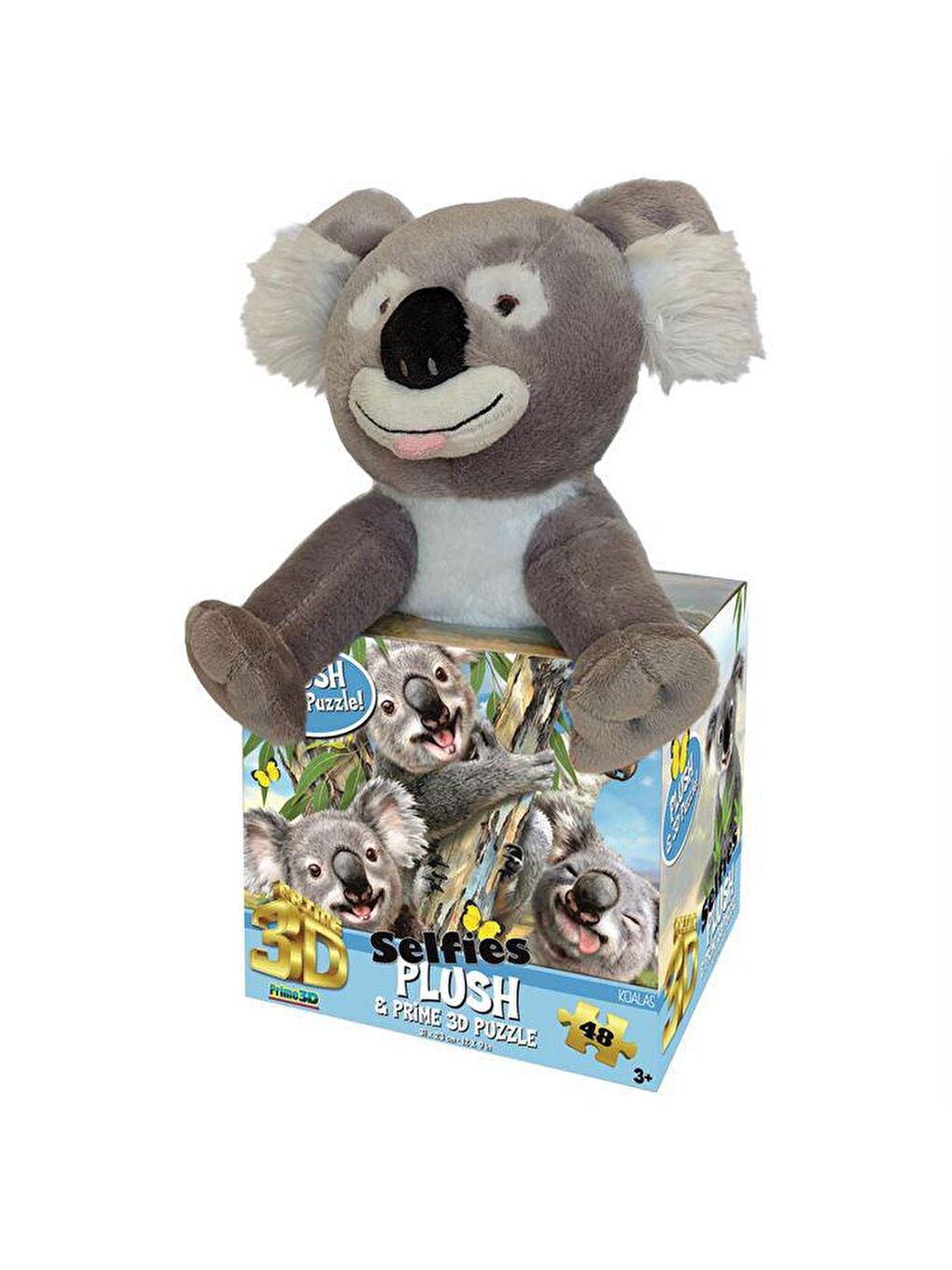 Prime 3D Karışık Koala Pelüş ve Selfie 48 Parça Puzzle 15805