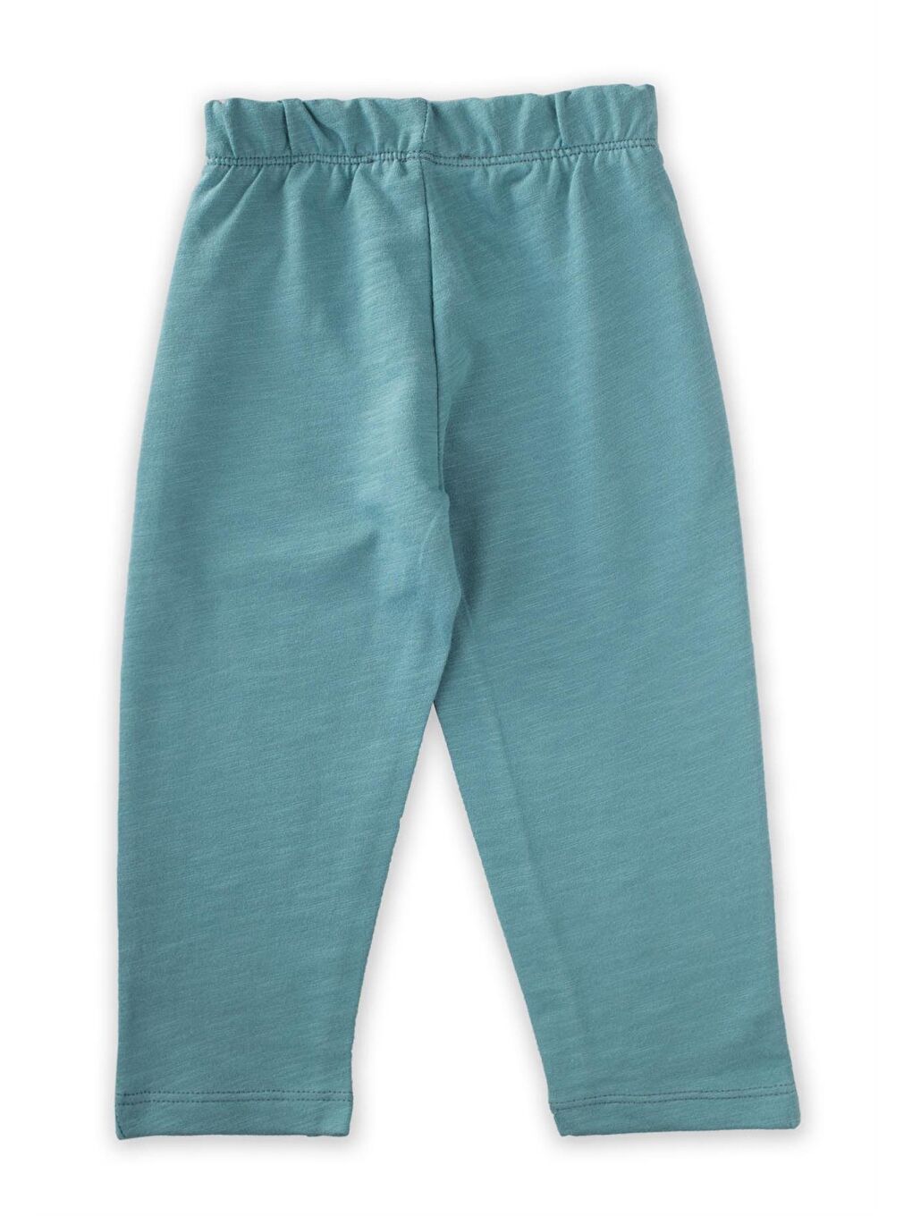 Pat Detaylı Örme Pantolon 1-5 Yaş Turkuaz-1