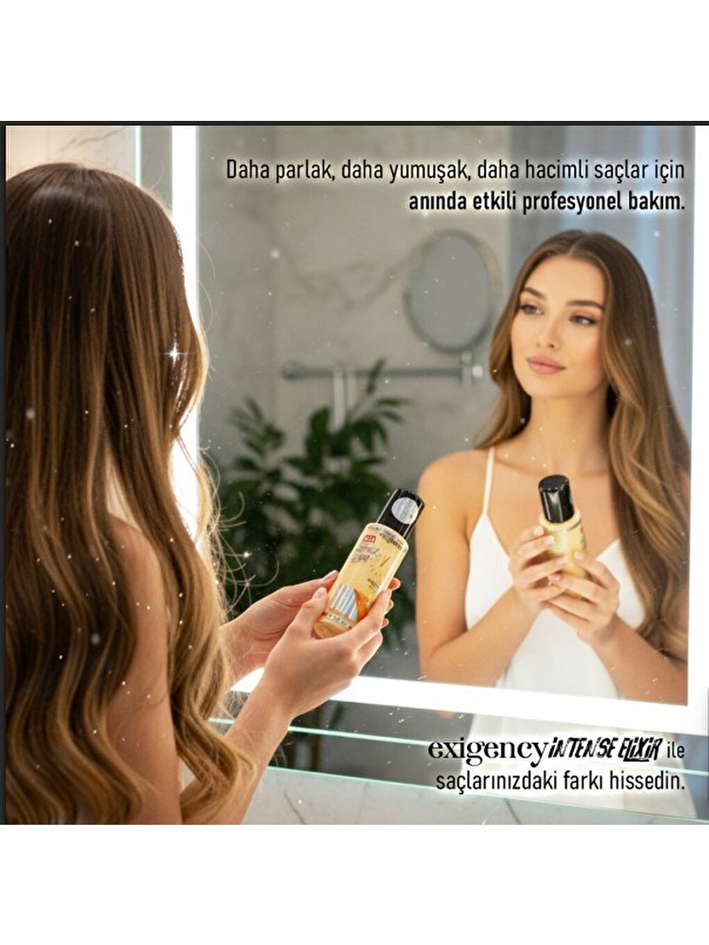 Exigency Durulamasız Biberiye Yağlı Acil Bakım & Onarım Saç Krem Serum  100ml-3