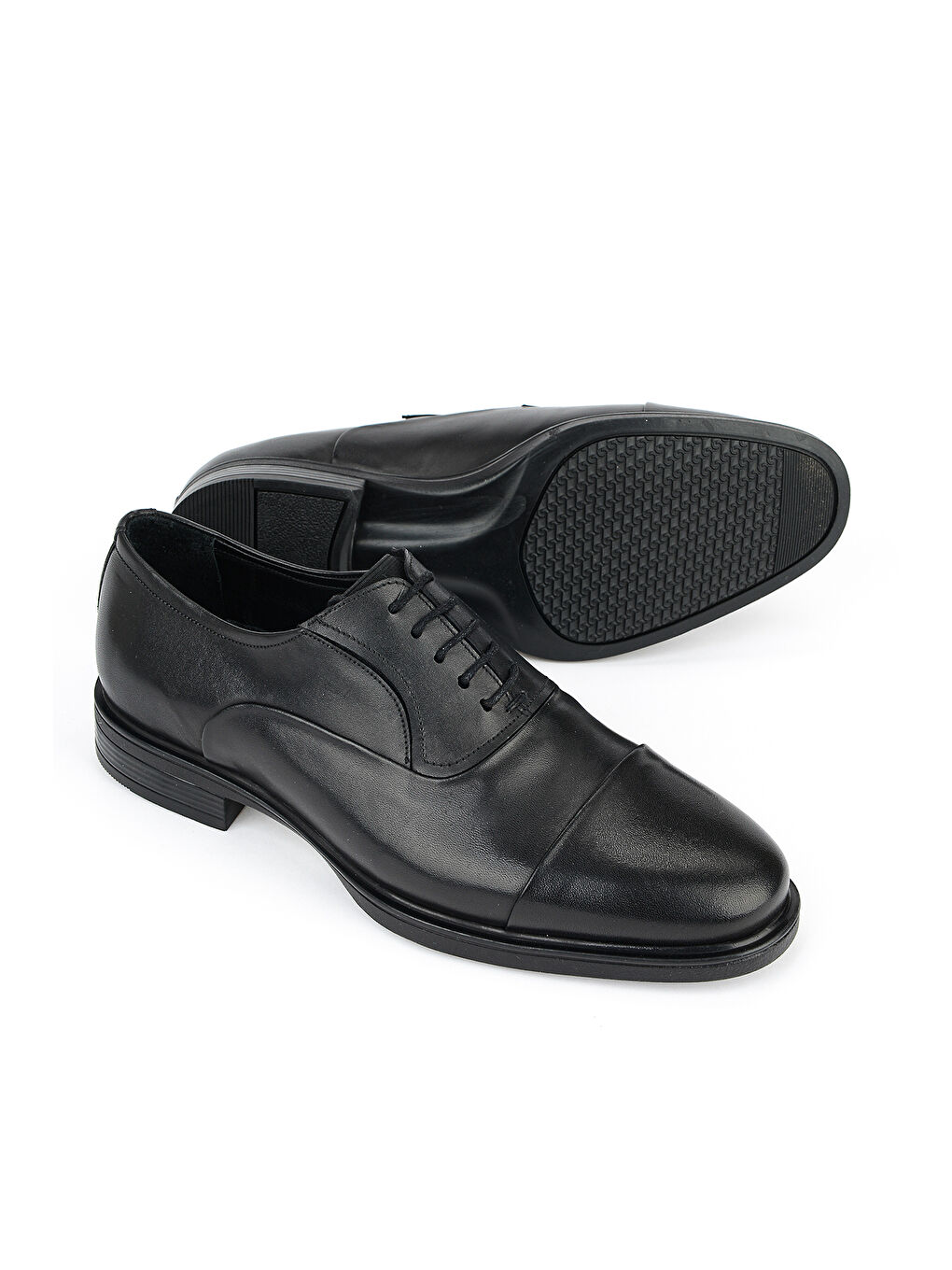 Erkek Hakiki Deri Ayakkabı 153745Z27614 Siyah-3