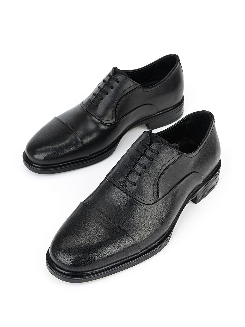 Erkek Hakiki Deri Ayakkabı 153745Z27614 Siyah-4