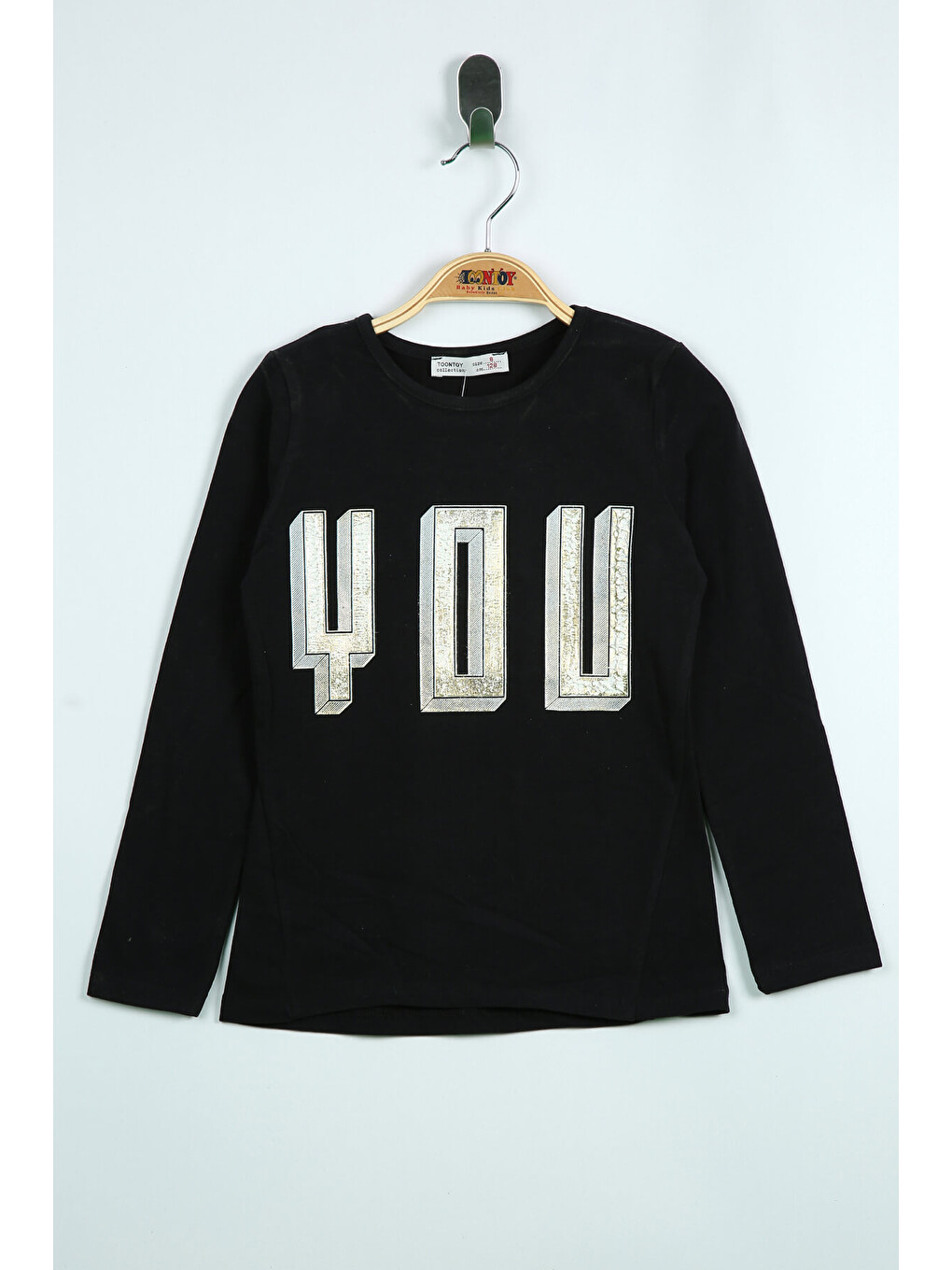 Siyah Kız Çocuk Sweatshırt