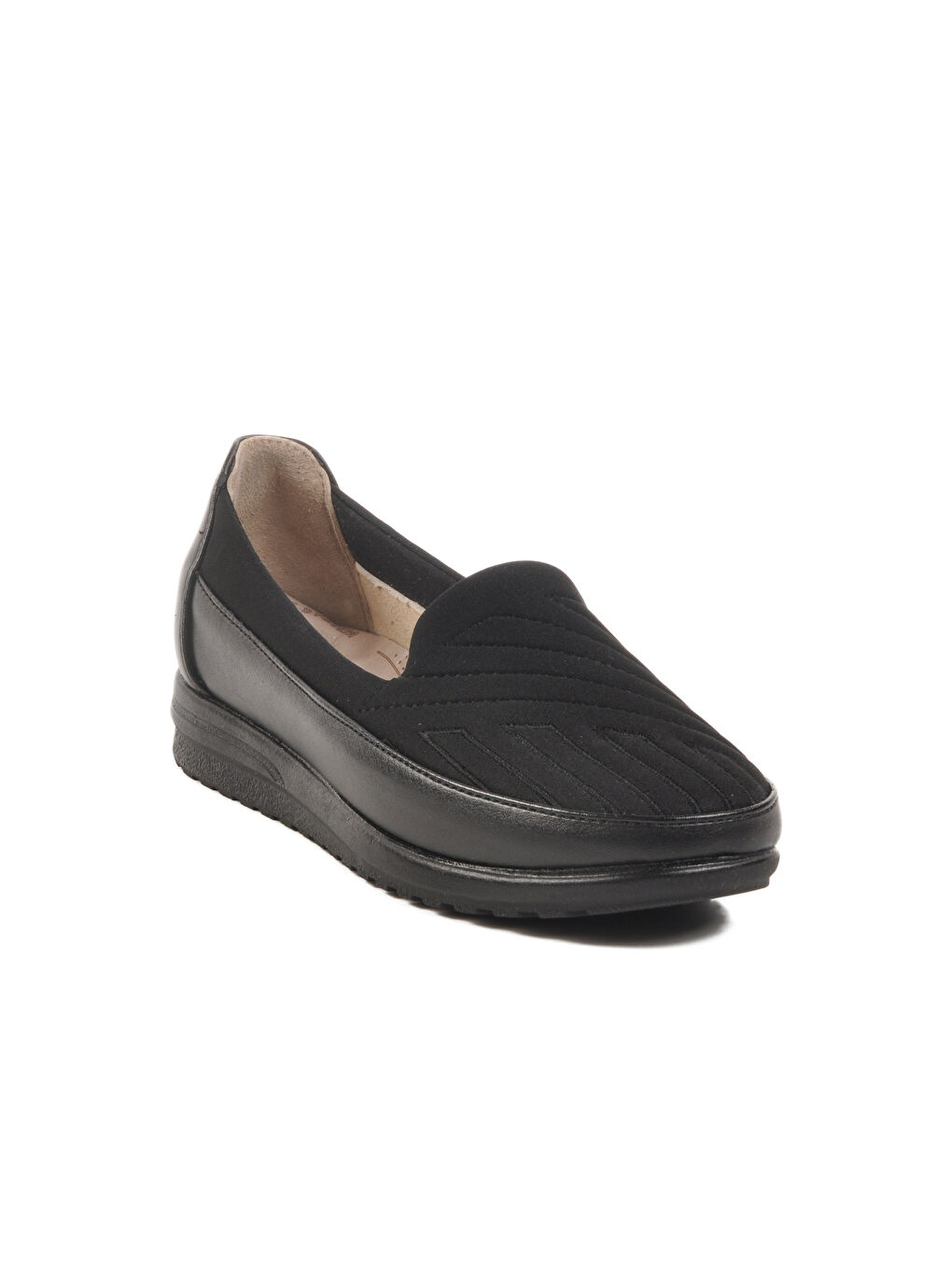 Siyah İçi Deri Jel Taban Anatomik Kadın Casual Ayakkabı 228 Z-2