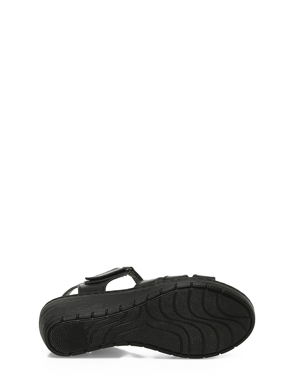 161886.Z5FX Siyah Kadın Comfort Sandalet-5