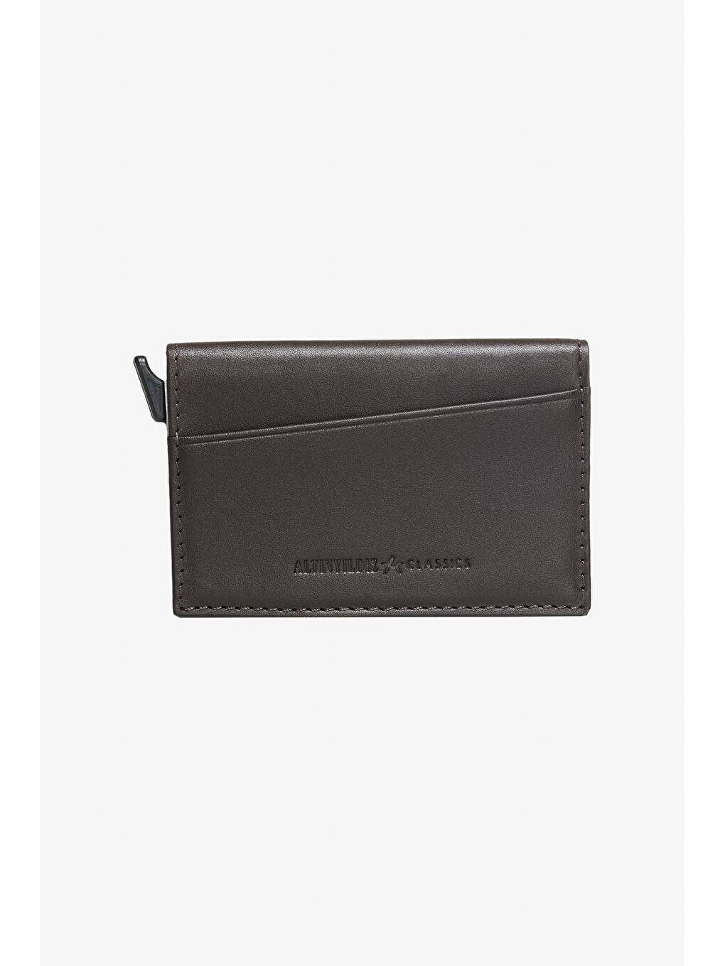 Erkek Kahverengi %100 Deri Kartlık