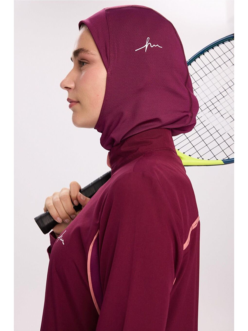 Active H-Per Fit Mor Tesettür Tenisçi Üstü Act-43-6